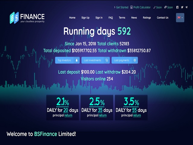 Bsfinance Ltd screenshot